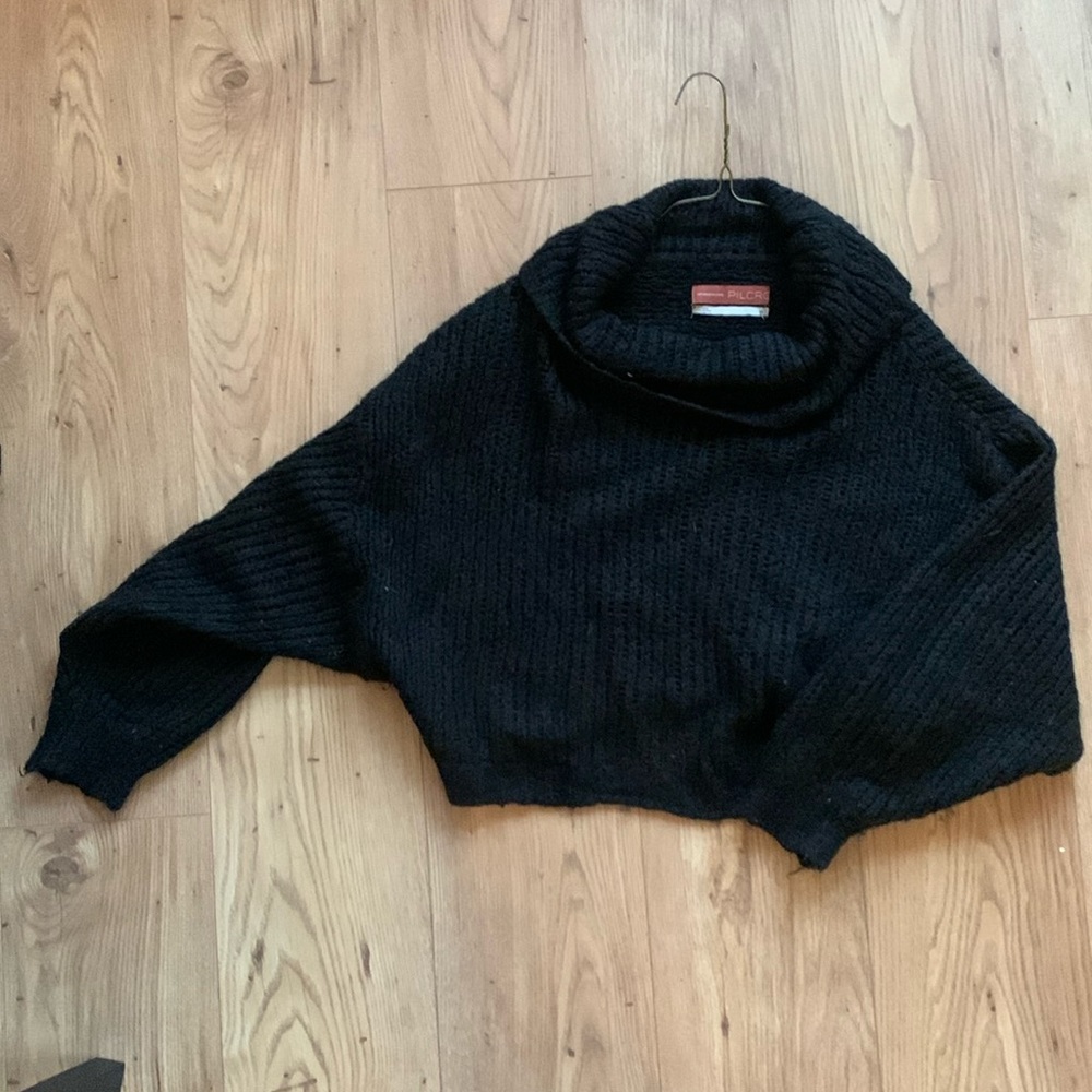 Anthropologie knit crop sweater